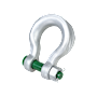 P-6033 Green Pin Sling Shackles Product Render 2